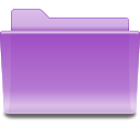 Folder, violet MediumOrchid icon