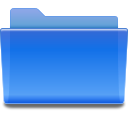 Folder, Darkblue DodgerBlue icon