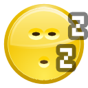 Face, sleep Khaki icon