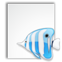Bluefish, project, Gnome, Application WhiteSmoke icon