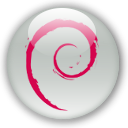 Debian, start, here Silver icon
