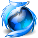 newschool, Firefox, Browser DodgerBlue icon