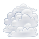 Overcast, climate, weather Gainsboro icon
