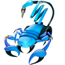 robot, scorpio Black icon
