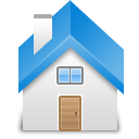 Home, Building, house, Blue Gainsboro icon