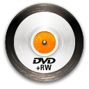 Dvd, disc, Rw Black icon