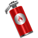 fire, support, Extinguisher, help Black icon