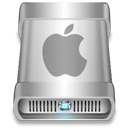 Apple, drive DarkGray icon