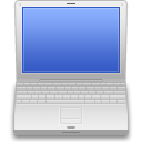 Powerbook, powerbook on RoyalBlue icon