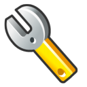 Administrative, utility, tool Black icon
