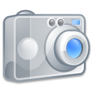Camera, photography, Crystal Silver icon