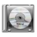 video, Disk, Cd, save, disc, case Black icon