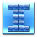 square, plain CornflowerBlue icon