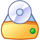 drive, Cd, save, Disk, disc SandyBrown icon