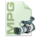 Camera, video, mpg, file type, Mpeg, photography LightGray icon