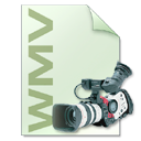 video, file type, Wmv, Camera, photography LightGray icon