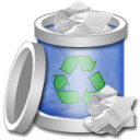 recycle, Full, Bin Silver icon