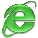 internet, Explorer LimeGreen icon