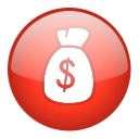 coin, Money, Cash, Currency Firebrick icon