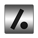 Logo, slashdot Black icon