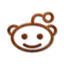 Logo, Reddit Black icon
