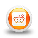 square, Reddit, Logo Black icon