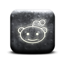 Logo, Reddit Black icon
