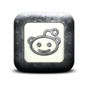 Reddit, square, Logo Black icon
