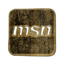 Msn, square, Logo DarkOliveGreen icon