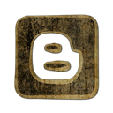 square, blogger, Logo Black icon