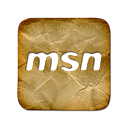 square, Msn, Logo Black icon