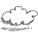 climate, weather, Cloud Black icon