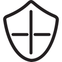 Shields, defense, security, Protection, weapons Black icon