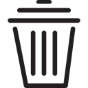 recycling, waste, Trash, Can, Bin Black icon