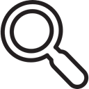 tool, Searching, magnifying glass, search, detective Black icon