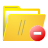 Del, Folder, delete, remove SandyBrown icon