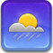 weather, climate SlateBlue icon
