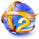 Firefox, Browser, mozilla Black icon
