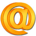 Email, Letter, Message, mail, envelop Orange icon