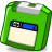 green, Zip LimeGreen icon