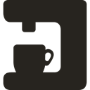 hot drink, coffee cup, Coffee Shop, mug Black icon