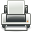 Print, Gnome, printer, Dev DarkSlateGray icon