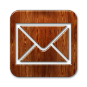 wood, envelope, Message, square, envelop, mail, Email, Letter SaddleBrown icon