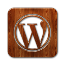 square, Wordpress, Logo SaddleBrown icon