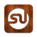Logo, square, Stumbleupon SaddleBrown icon