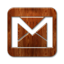 Logo, gmail, square SaddleBrown icon