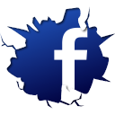 Facebook, Sn, Social, social network, inside MidnightBlue icon