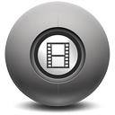 video, movie, film DarkSlateGray icon