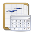 calculator, Calc, calculation WhiteSmoke icon