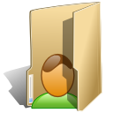 Folder, Human, people, user, profile, Account BurlyWood icon